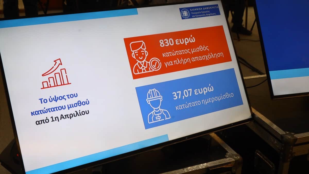 Κατώτατος μισθός: Τι σημαίνει η αύξησή του στα 830 ευρώ – Τα επιδόματα που συμπαρασύρονται και η διαφορά στην τσέπη μας μπροστά στο «τέρας» του πληθωρισμού