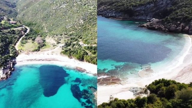 Ούτε 2 ώρες από την Αθήνα: Η άγνωστη παραλία με τα γαλαζοπράσινα νερά σαν να είσαι σε νησί