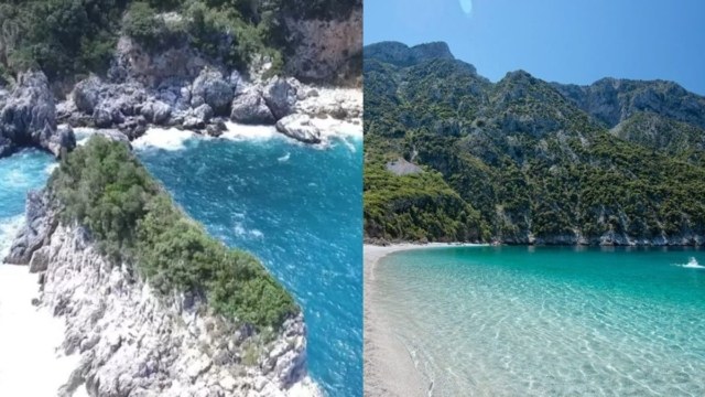 Λευκή άμμος και γαλαζοπράσινα νερά: Η μαγευτική παραλία 1 ώρα από την Αθήνα που δεν θα βρεις ποτέ κύμα