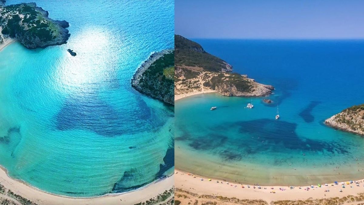 Μια εξωτική παραλία στην Ελλάδα: Το «γαλάζιο διαμάντι» της Μεσσηνίας που θα επισκεφτείς μια φορά και θα επιστρέφεις ξανά και ξανά (video)