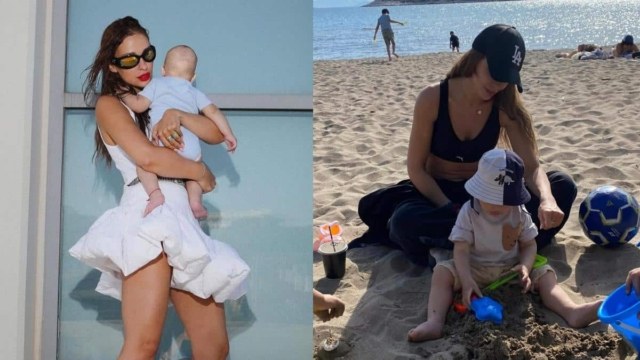 Λευκό mini φόρεμα και απλό χτένισμα: Η μοναδική φωτογραφία της Ελένη Φουρέιρα από τα βαφτίσια του γιου της – Το ιδιαίτερο όνομα που έλαβε (photo)