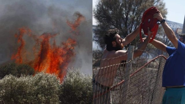 Φωτιά στη Βάρης-Κορωπίου: Απανωτά «112» σε όλη την Αττική – Εκκενώνεται ο ιππικός όμιλος και 3 σχολεία (video)