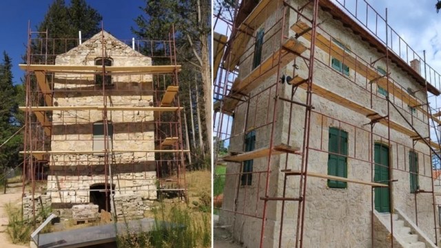 Τατόι: Πως εξελίσσονται τα έργα αποκατάστασης – Πότε και ποια κτίρια θα παραδοθούν (photos)