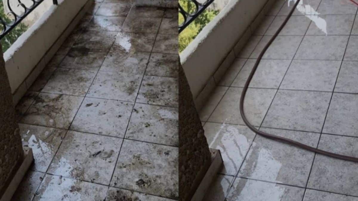 Μπαλκόνι λαμπίκο: Το μυστικό προϊόν για να αποχωριστείτε από κάθε λεκέ μούχλας στη βεράντα
