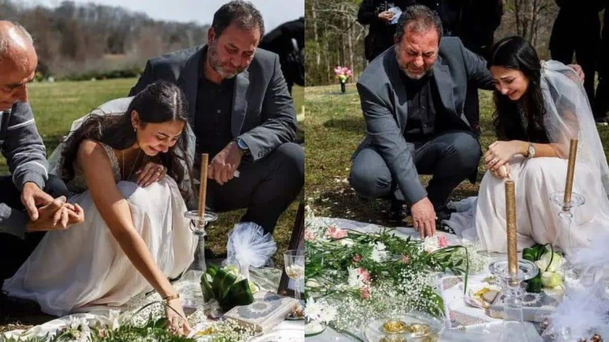 Ντύθηκε νύφη & πήγε στον τάφο του νεκρού αρραβωνιαστικού της τη μέρα που ήταν να γίνει ο γάμος τους