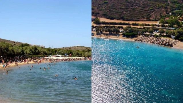 60′ λεπτά μακριά από την Αθήνα: Η παραλία με τη βυθισμένη αρχαία πόλη και την αμμουδιά σε σχήμα ημισελήνου