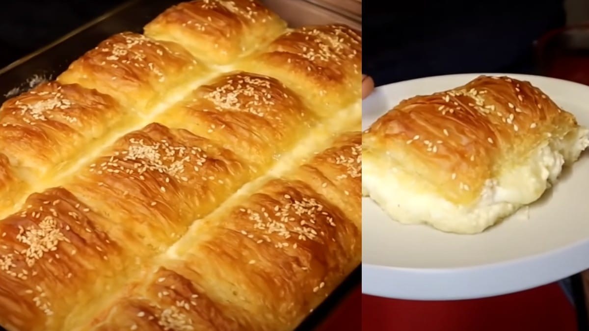 Το ερωτεύσιμο κρατσανιστό φύλλο της θα σε ξετρελάνει: Άπαιχτη τυρόπιτα με πανδαισία τυριών