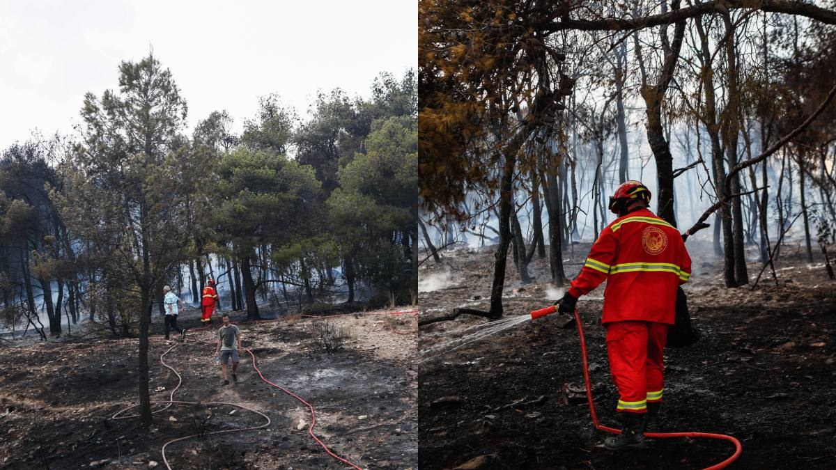 Φωτιά στα Γλυκά Νερά: Συνελήφθη ο 35χρονος χειριστής του drone – Του επιβλήθηκε πρόστιμο 4.675 ευρώ