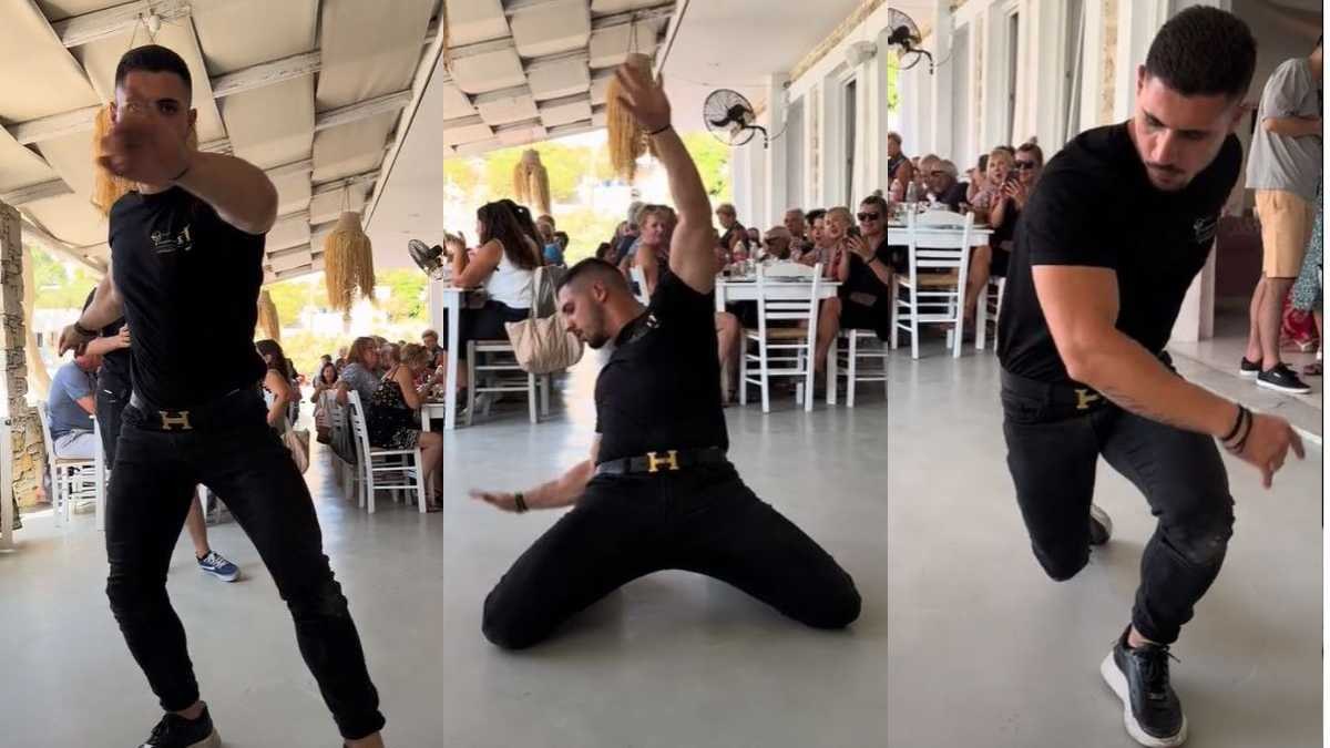 Το αρσενικό, το βαρύ, το ζεϊμπέκικο: Μάγκας τυπάς κάνει όλη την ταβέρνα να τον χειροκροτά! (video)