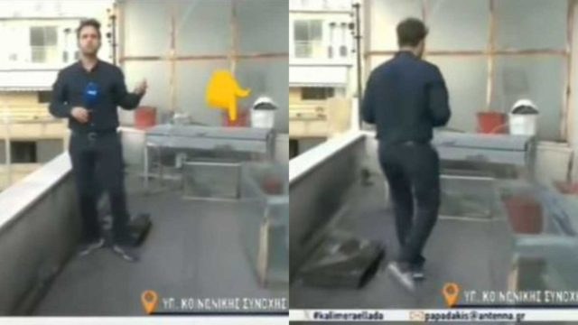 Ελλαδάρα: Ο Λάζος Μαντικός πήγε να καλύψει ρεπορτάζ για την διάρρηψη σε Υπουργείο και άθελά του αποκαλύπτει την… ψησταριά! (video)