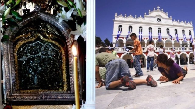 Συγκλονίζει το θαύμα που έζησε 57χρονος οικοδόμος: «Καρφώθηκα σε μπετόβεργες και ζω γιατί με έσωσε η Παναγία της Τήνου…»