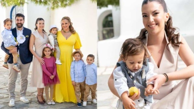 Κλέλια Πανταζή και Λευτέρης Τσάκαλος: Η βάπτιση του 3ου γιου, το ιδιαίτερο όνομα και ο εντυπωσιακός στολισμός