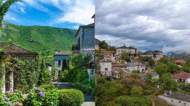 Ένα «διαμάντι» χαμένο στο άπλετο πράσινο: Το χωριό με τις δροσερές βρύσες και τα πέτρινα σπιτάκια