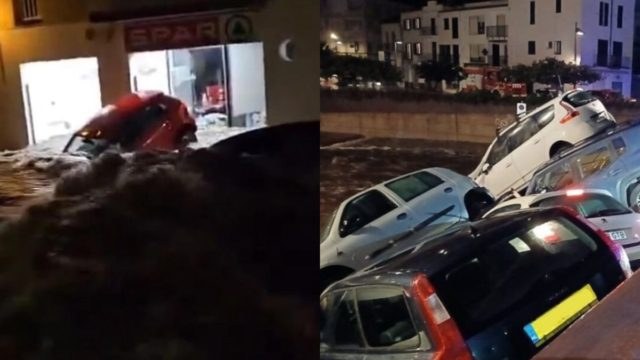 Νέος όλεθρος στην Ισπανία: Καταρρακτώδης βροχή σάρωσε τη Χιρόνα, χείμαρροι οι δρόμοι (videos)