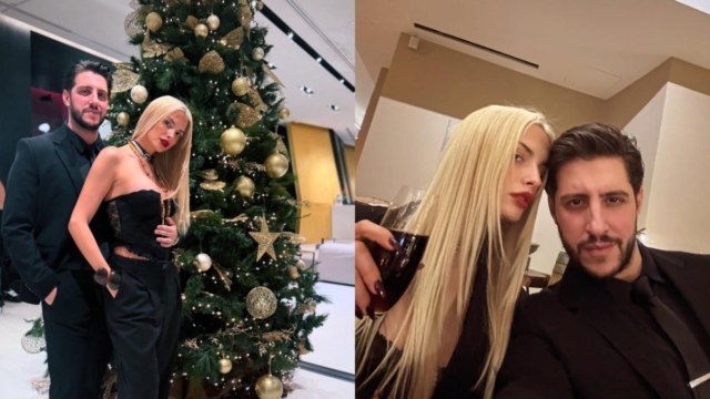 «Καλή Χρονιά amore»: Τρελά ερωτευμένη στο πλευρό του συντρόφου της η Κατερίνα Λιόλιου