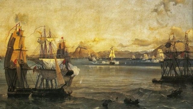 20 Φεβρουαρίου 1822: Ξεκινάει η Ναυμαχία της Πάτρας –  Ελληνικός στόλος, υπό τον Ανδρέα Μιαούλη, καταναυμαχεί τον τουρκικό στόλο
