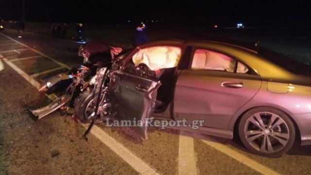 Θανατηφόρο τροχαίο στην εθνική οδό Λαμίας – Καρπενησίου: Ένας νεκρός και δύο τραυματίες