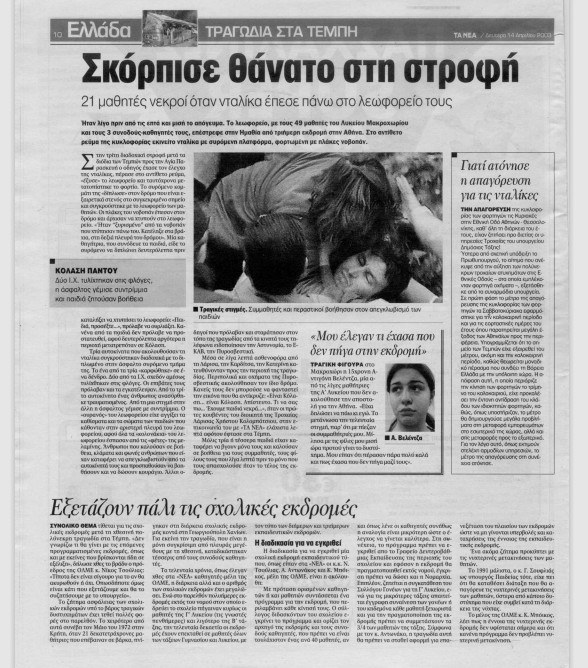 Τέμπη 2003