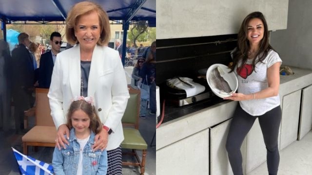 Αγκαλιά με τα παιδιά και τον μπακαλιάρο: Οι αναρτήσεις των επώνυμων Ελλήνων για την 25η Μαρτίου