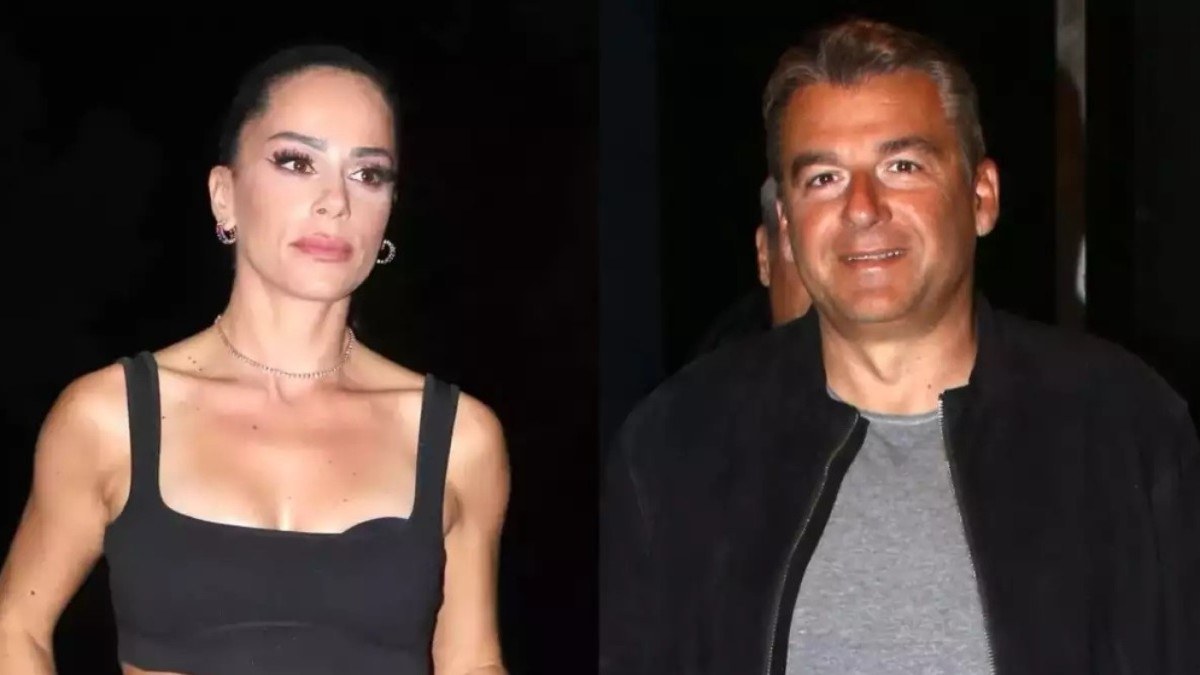 Λιάγκας – Αντωνά: Ρομαντική απόδραση για το ζευγάρι – Οι φωτογραφίες από την Παναγία της Τήνου