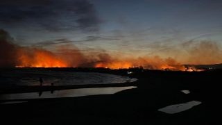 Συναγερμός στην Καβάλα: Μεγάλη φωτιά στην παραλία Μοναστηρακίου Νέστου