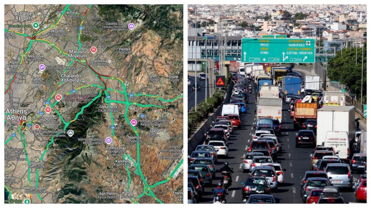 Κίνηση στους δρόμους: Σε εξέλιξη η μεγάλη έξοδος για το Πάσχα – Κυκλοφοριακή συμφόρηση στα ρεύματα εξόδου