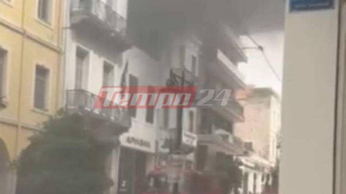 Συναγερμός στην Πάτρα: Μεγάλη φωτιά σε ξενοδοχείο – Αποπνικτική ατμόσφαιρα