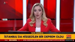 Σεισμός στην Τουρκία: Η στιγμή που τα 6.2 Ρίχτερ χτύπησε το CNN Türk και η φοβερή αντίδραση της παρουσιάστριας