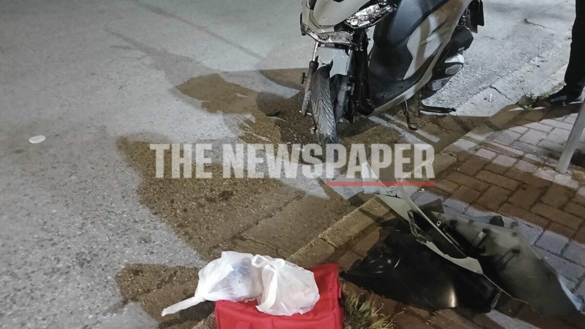 Σοβαρό τροχαίο με ντελιβερά στον Βόλο – Οδηγός υπό την επήρεια αλκοόλ τον χτύπησε και τον εγκατέλειψε