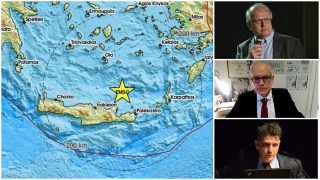 Τσελέντης, Γκανάς, Καραστάθης για τα 6,1 Ρίχτερ στην Κρήτη: «Μεγάλη πιθανότητα να ήταν ο κύριος σεισμός»