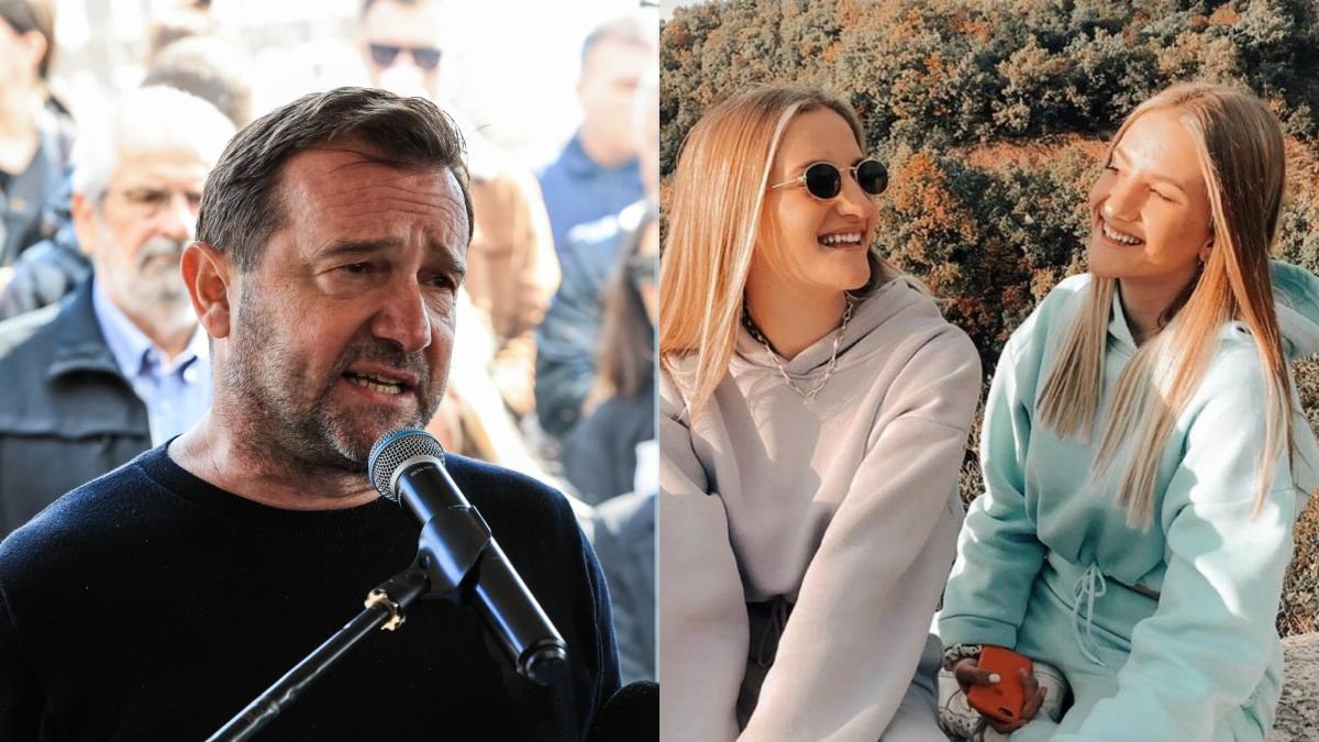 «Η τούρτα σήμερα θα είχε το 22»: Συγκινεί ο Νίκος Πλακιάς για τις δίδυμες κόρες του που σκοτώθηκαν στα Τέμπη