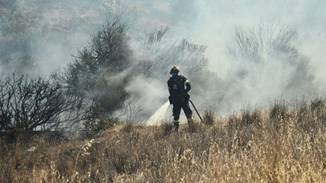 Ανεξέλεγκτη η φωτιά στην Παλαιά Φώκαια: Μάχη για να μην φτάσει στο Πευκοδάσος – Τιτάνιο το έργο της Πυροσβεστικής