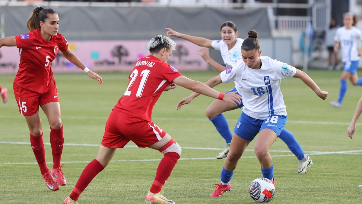 Ελλάδα – Τουρκία 0-1: Ήττα στο φινάλε για την Εθνική Γυναικών στη League B του Nations League