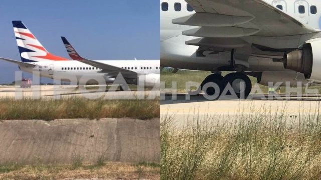 Συναγερμός στο αεροδρόμιο της Ρόδου: Έσκασε λάστιχο αεροσκάφους κατά την προσγείωση – Άμεση η κινητοποίηση των αρχών
