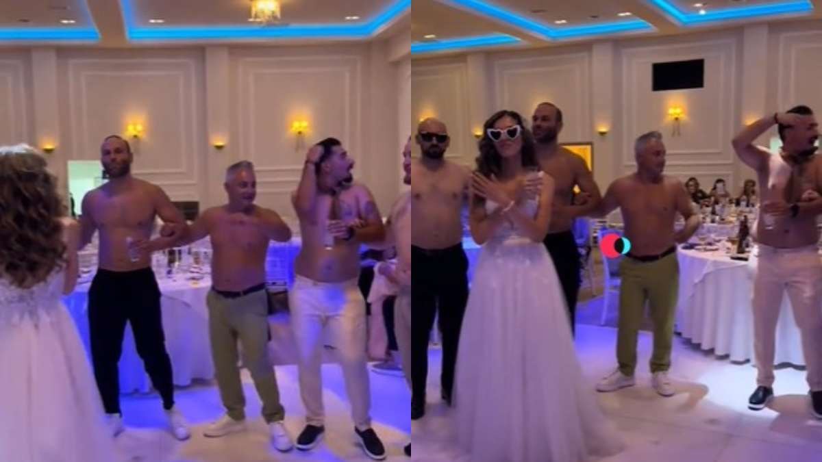 Διχασμός στο TikTok: Η νύφη χορεύει με τους ημίγυμνους καλεσμένους