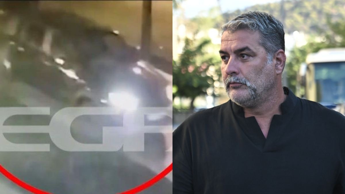 Βίντεο ντοκουμέντο: Η στιγμή που ο Βασίλης Μπισμπίκης τρακάρει τα αυτοκίνητα στη Φιλοθέη