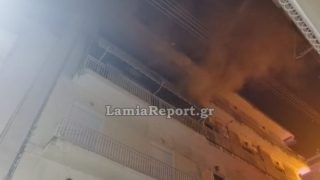 Λαμία: Φωτιά σε διαμέρισμα – Κινδύνεψε οικογένεια, 6 άτομα στο νοσοκομείο