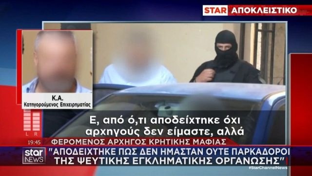 «Δεν είναι μέσα στα 700 στρέμματα της Εκκλησίας»: Νέο αποκαλυπτικό έγγραφο του φερόμενου αρχηγού για τη μαφία της Κρήτης