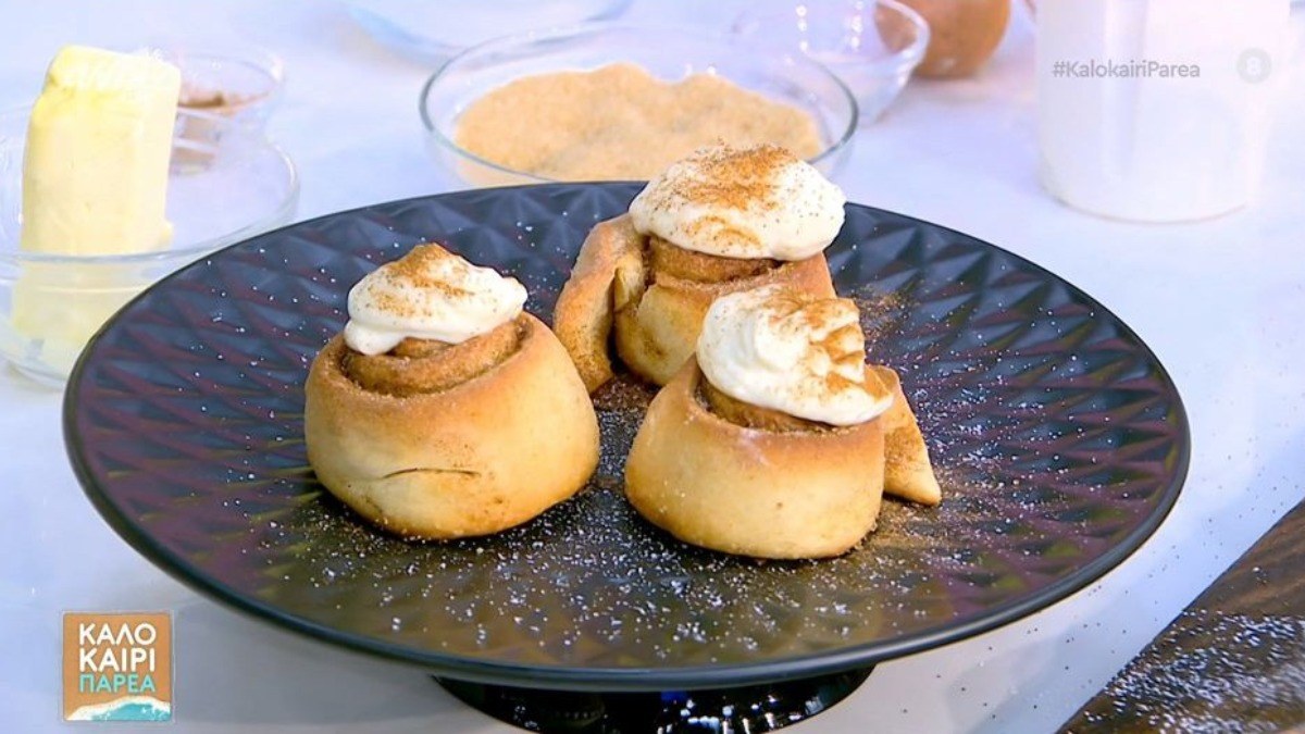 Νόστιμη συνταγή για Cinnamon rolls