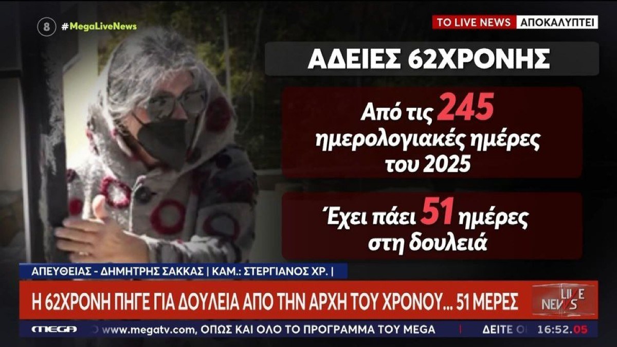 Βοιωτία: Μονίμως απούσα από τα ΚΕΠ η 62χρονη – Από τις 245 μέρες του 2025 δούλεψε μόλις τις 51
