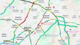 Κίνηση 30/10: Στο «κόκκινο» Κηφισός και Αθηνών – Έως 30’ οι καθυστερήσεις στην Αττική Οδό