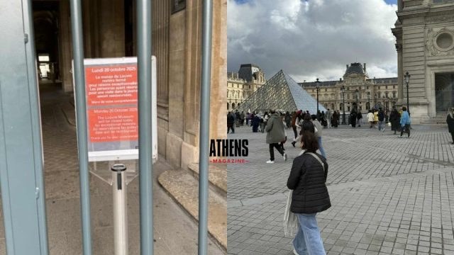 Το AthensMagazine.gr έξω από το Λούβρο: Κλειστό το μουσείο – Τι ξέρουμε για τη «διάρρηξη των 7 λεπτών»