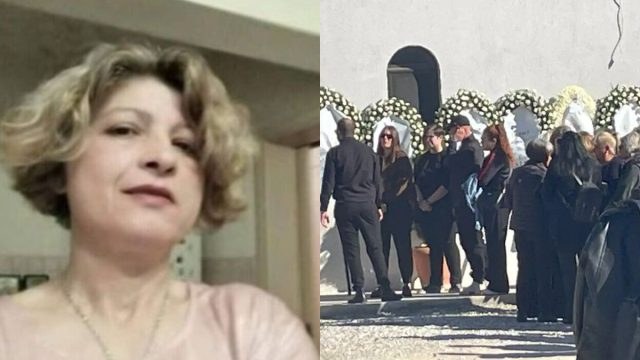 Λάρισα: Το τελευταίο «αντίο» στη 49χρονη που σκοτώθηκε στον φούρνο – Συντετριμμένα τα δύο παιδιά της