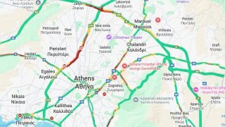 Κίνηση 17/11: Τεράστιες ουρές σε Κηφισό, Λεωφόρο Αθηνών, Κηφισίας – Κλειστοί δρόμοι στο κέντρο