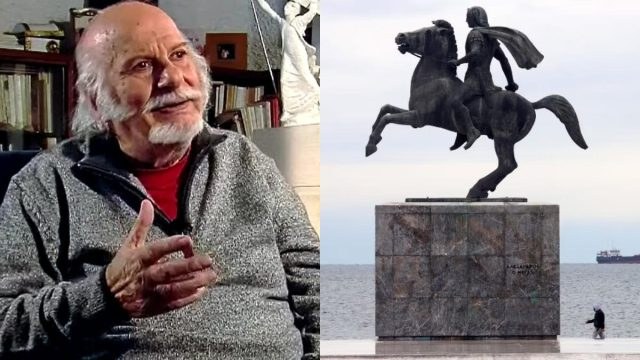 Πέθανε ο γλύπτης Ευάγγελος Μουστάκας, ο δημιουργός του αγάλματος του Μεγάλου Αλεξάνδρου στη Θεσσαλονίκη