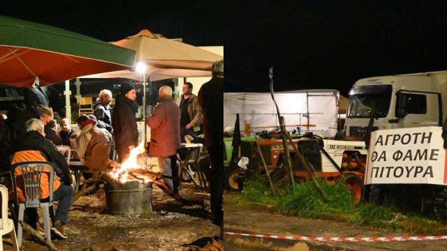 Χριστούγεννα στα μπλόκα: Έκαναν ρεβεγιόν οι αγρότες – Ποια είναι η εικόνα στο οδικό δίκτυο