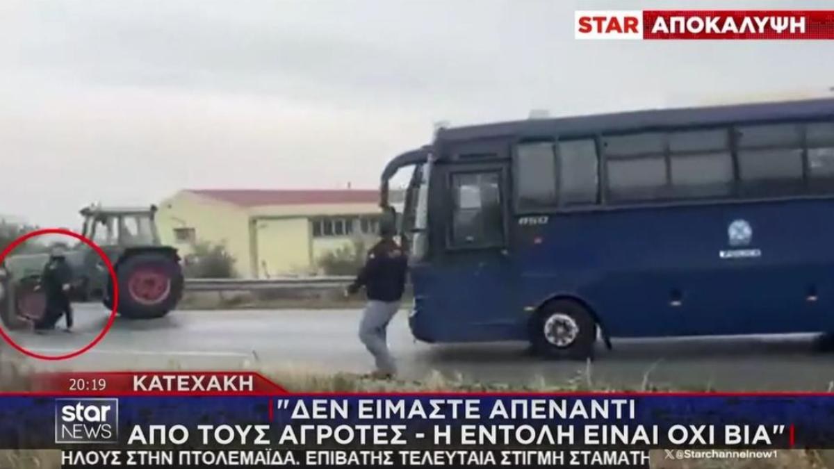 Αποκάλυψη: Αυτός έδωσε την εντολή να εμβολίσει η κλούβα των ΜΑΤ αγρότες και τα τρακτέρ τους στις Σέρρες (video)