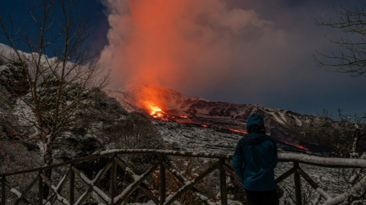 Εντυπωσιακές εικόνες από την Αίτνα