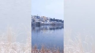 Καστοριά: Το viral βίντεο που μοιάζει με AI αλλά είναι πέρα για πέρα αληθινό – Η χιονισμένη «αρχόντισσα» από ψηλά