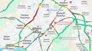 Κίνηση 22/1: Κυκλοφοριακό «έμφραγμα» στην Αττική – Πού σημειώνονται καθυστερήσεις και ποιοι δρόμοι είναι στο «κόκκινο»